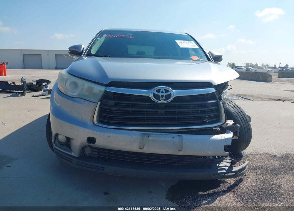 2016 TOYOTA HIGHLANDER VIN: 5TDZKRFH8GS130991