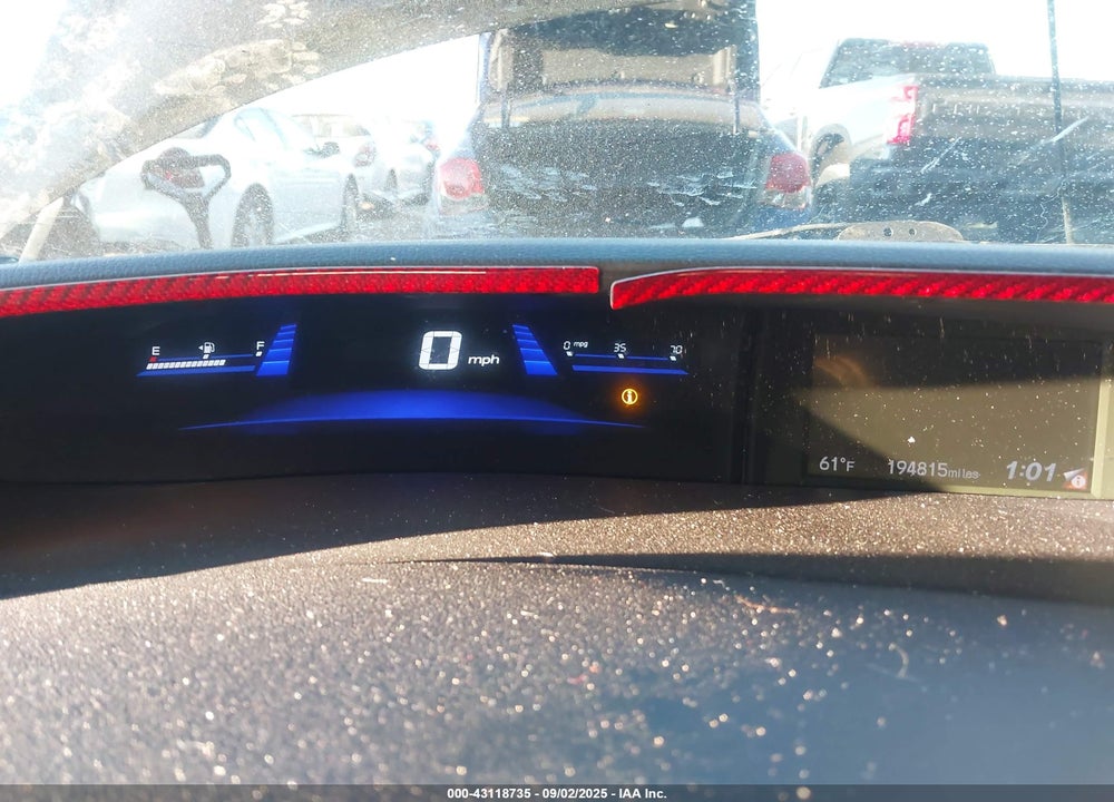 2013 HONDA CIVIC VIN: 19XFB2F82DE061831