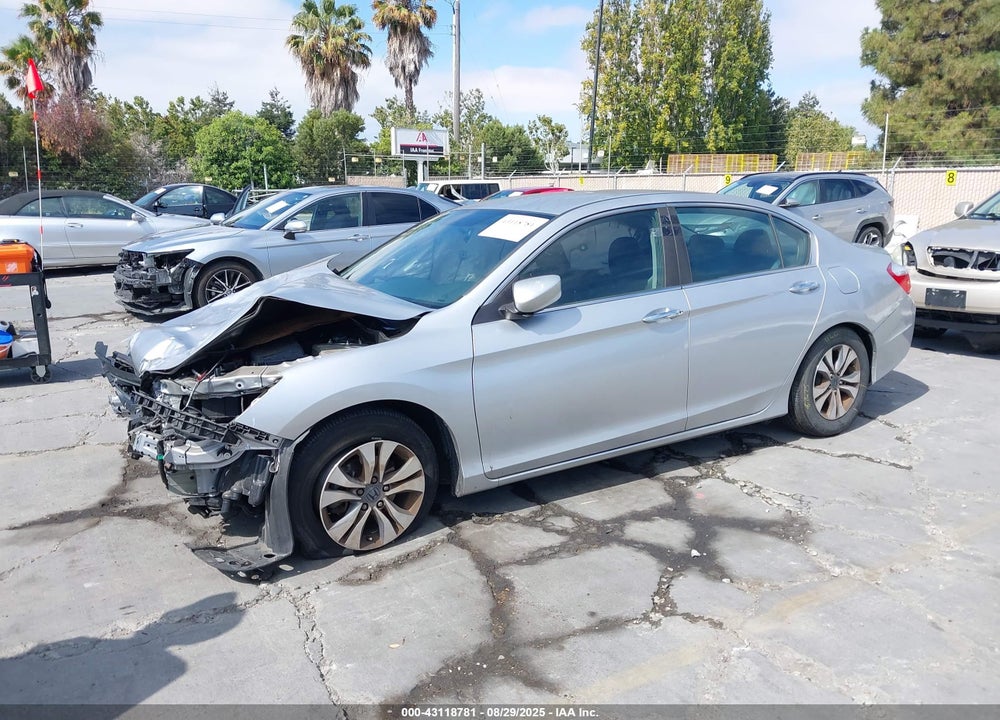 2013 HONDA ACCORD LX VIN: 1HGCR2F36DA145559
