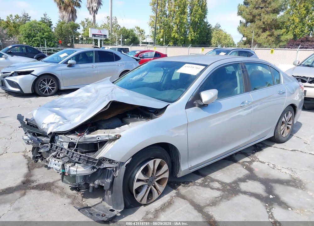 2013 HONDA ACCORD LX VIN: 1HGCR2F36DA145559