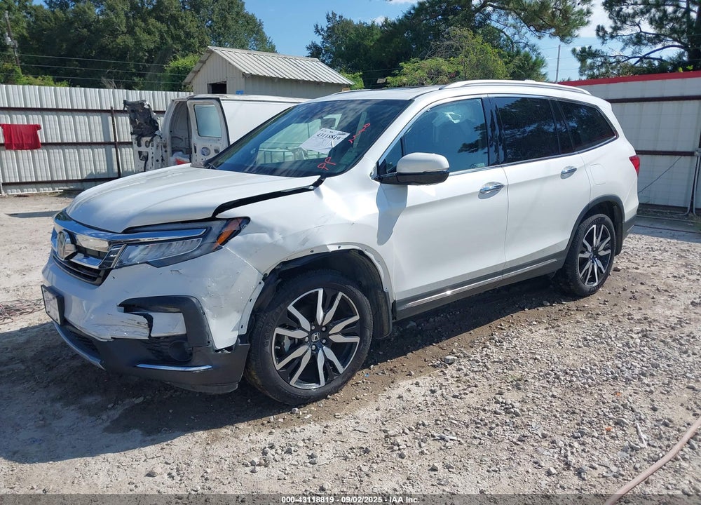 2022 HONDA PILOT VIN: 5FNYF5H61NB016417