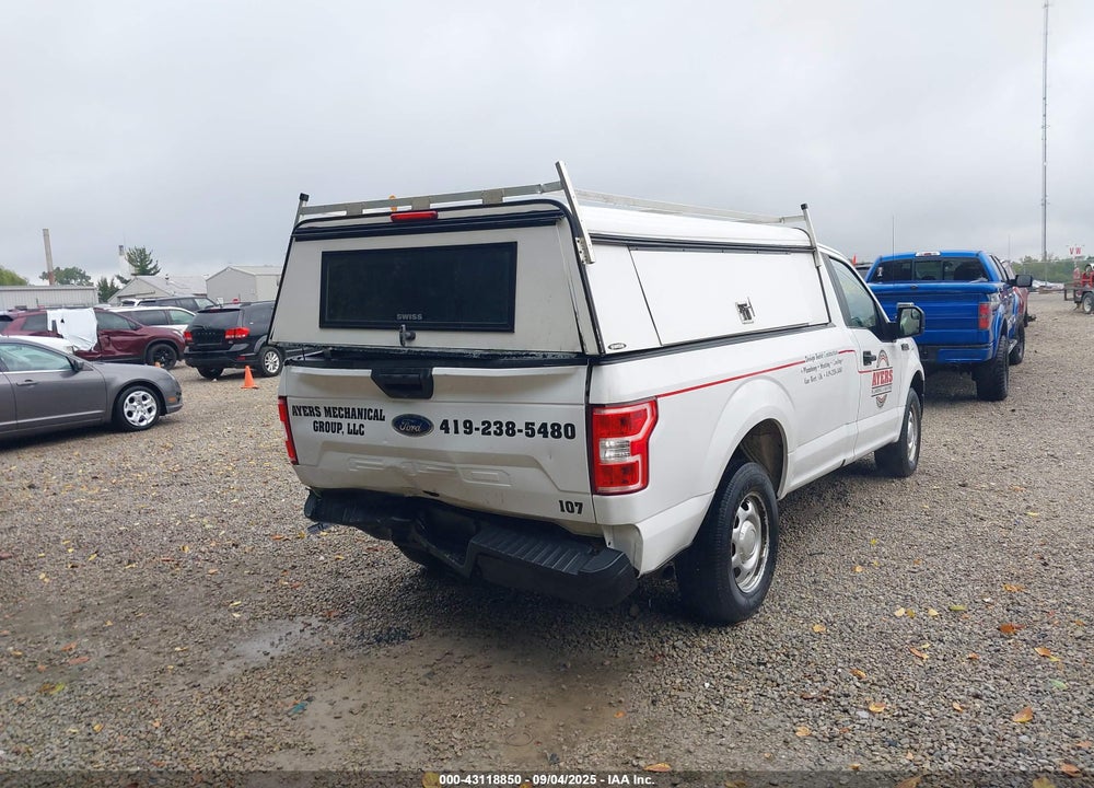 2018 FORD F-150 VIN: 1FTMF1CB0JKF89141