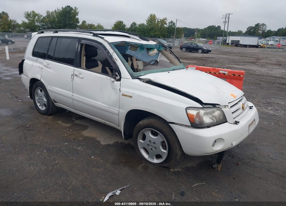 2004 TOYOTA HIGHLANDER LIMITED V6 VIN: JTEEP21A640066901