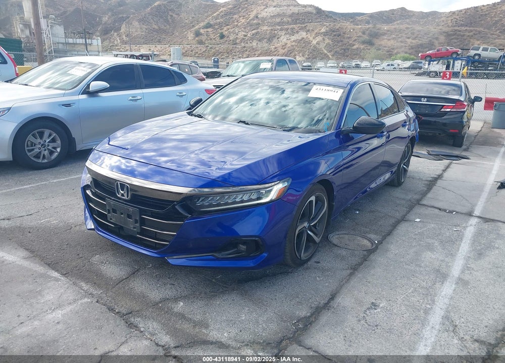 2022 HONDA ACCORD VIN: 1HGCV1F33NA029727