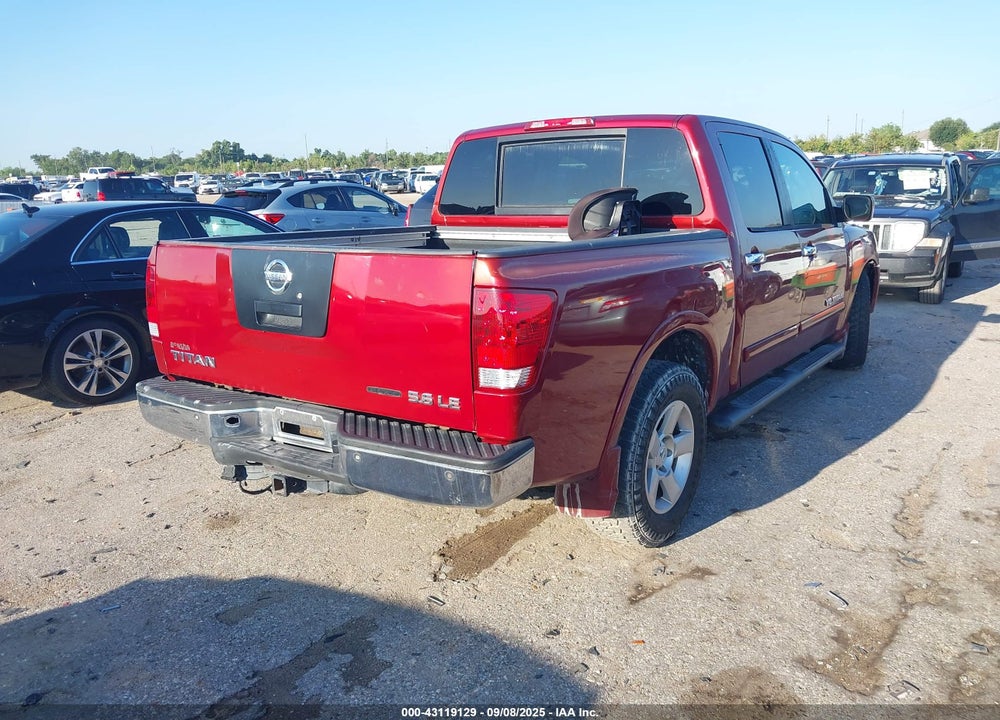 2006 NISSAN TITAN LE VIN: 1N6BA07A16N528174