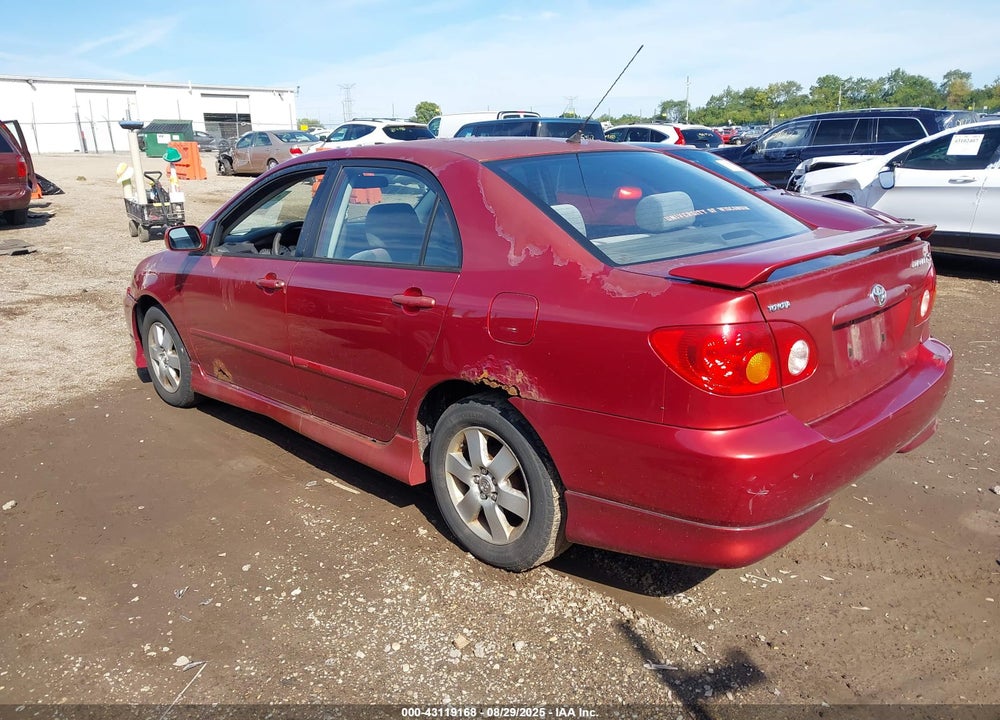 2003 TOYOTA COROLLA S VIN: 2T1BR32E23C079285