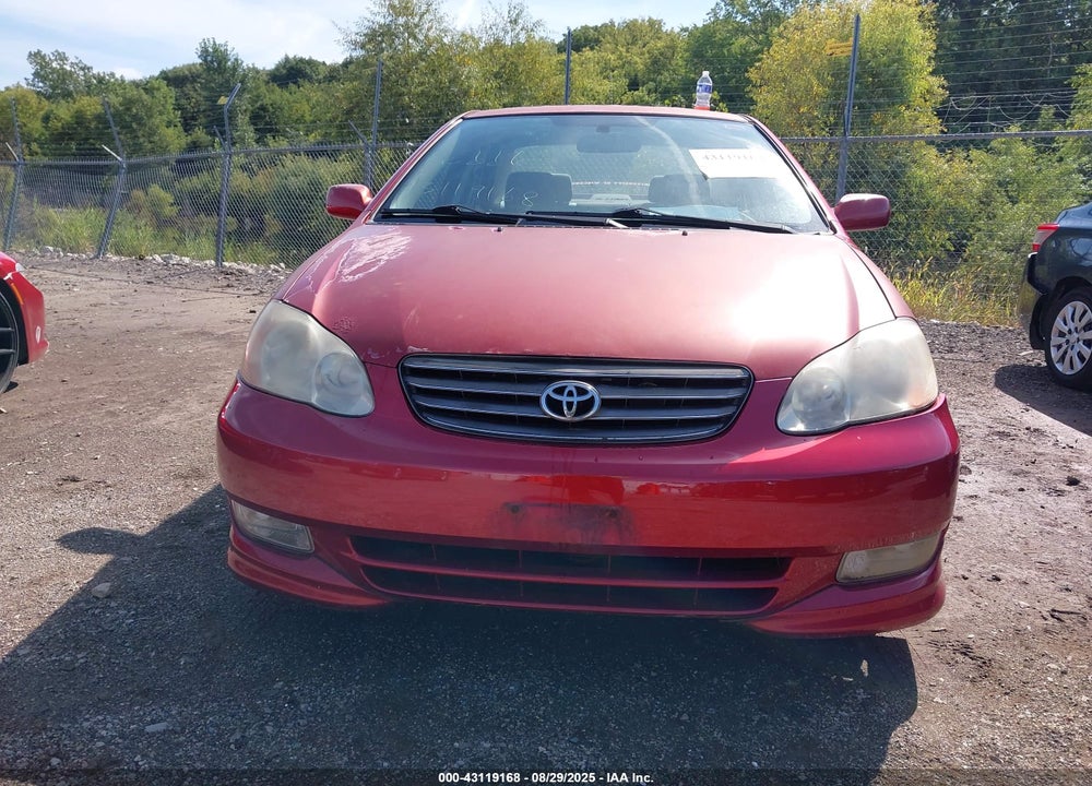 2003 TOYOTA COROLLA S VIN: 2T1BR32E23C079285
