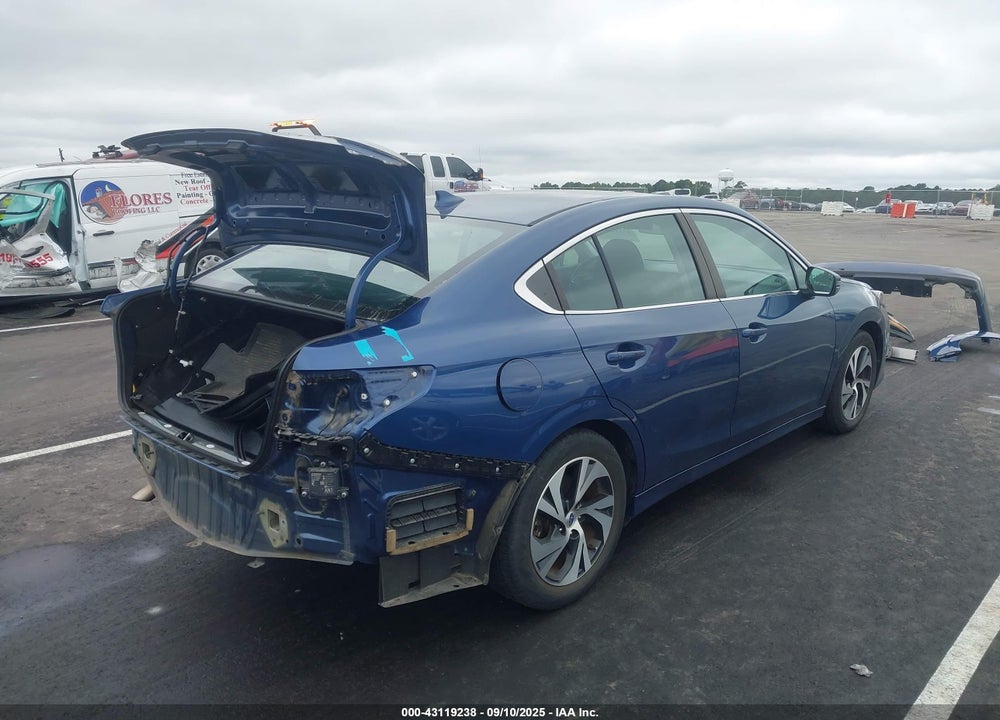 2022 SUBARU LEGACY VIN: 4S3BWAD67N3004547
