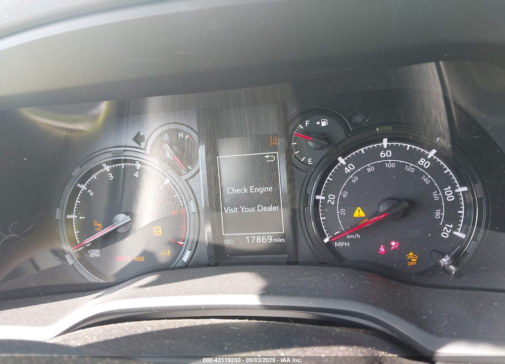 2023 TOYOTA 4RUNNER VIN: JTEFU5JRXP5302574