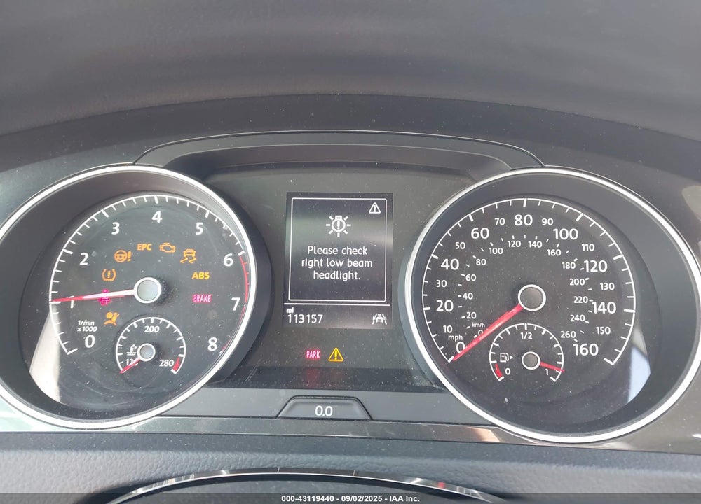 2019 VOLKSWAGEN GOLF ALLTRACK TSI S/TSI SE/TSI SEL VIN: 3VWM17AU5KM519857