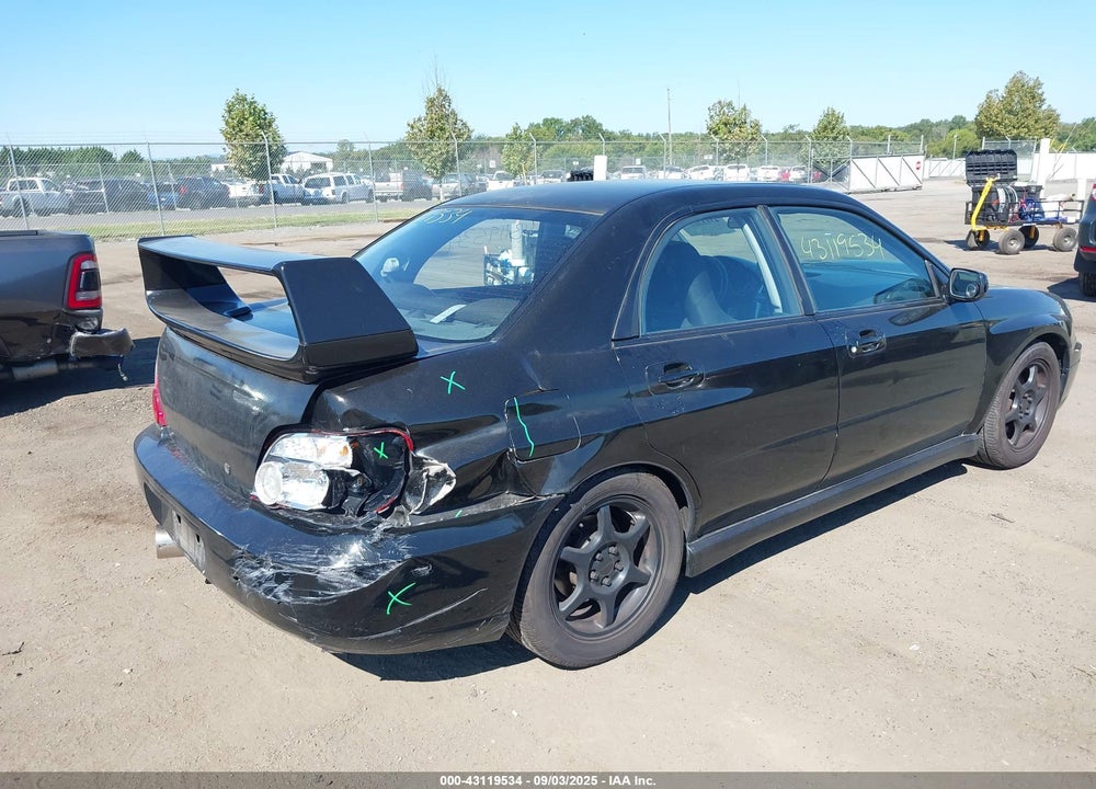2004 SUBARU IMPREZA WRX VIN: JF1GD29664G518817