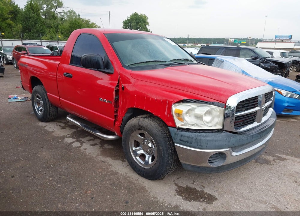 2008 DODGE RAM 1500 ST/SXT VIN: 1D7HA16K78J152142