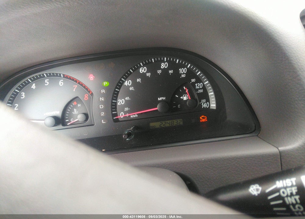 2002 TOYOTA CAMRY LE VIN: 4T1BE32K72U633550