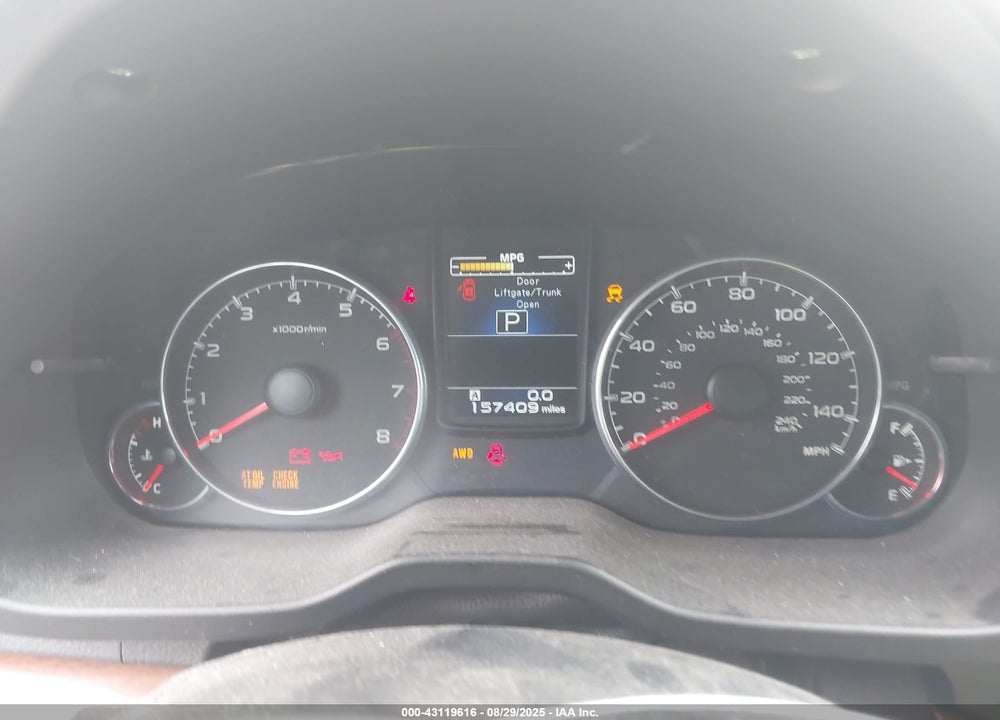 2014 SUBARU OUTBACK VIN: 4S4BRBLC9E3315753