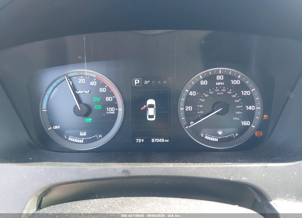 2017 HYUNDAI SONATA HYBRID VIN: KMHE34L12HA057567
