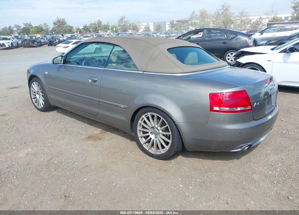2009 AUDI A4 VIN: WAUDH48H89K009927