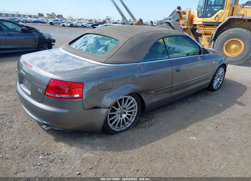 2009 AUDI A4 VIN: WAUDH48H89K009927