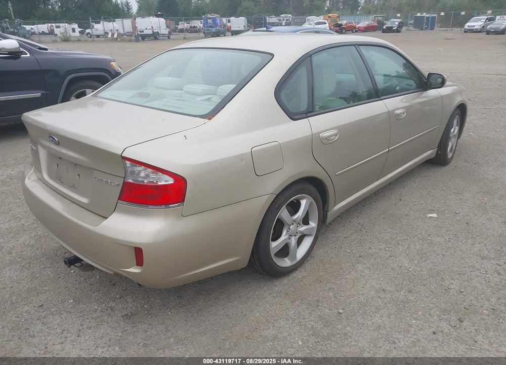 2008 SUBARU LEGACY 2.5I VIN: 4S3BL616087203446