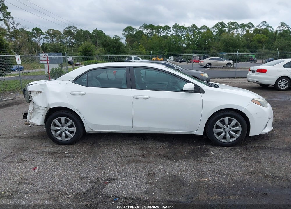 2015 TOYOTA COROLLA VIN: 2T1BURHE3FC476677