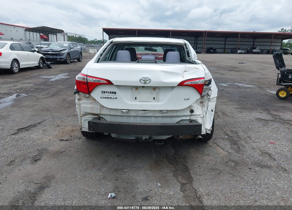 2015 TOYOTA COROLLA VIN: 2T1BURHE3FC476677