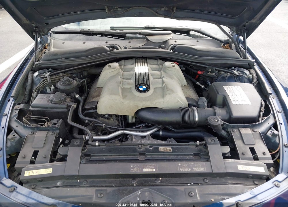 2005 BMW 645CI VIN: WBAEK73495B326363