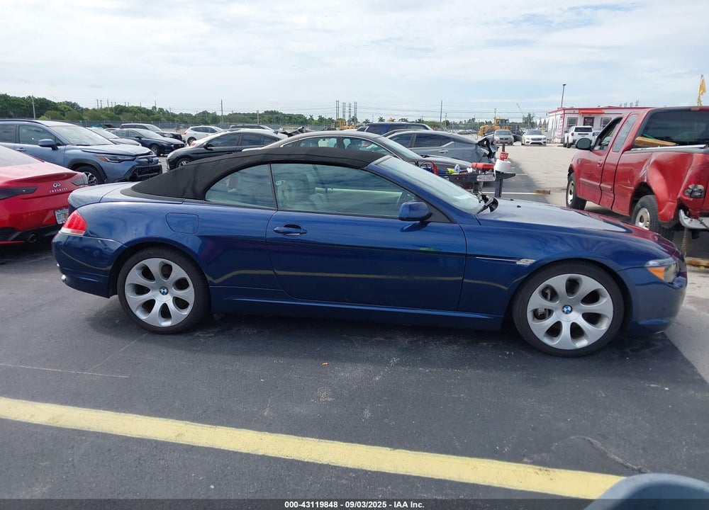 2005 BMW 645CI VIN: WBAEK73495B326363