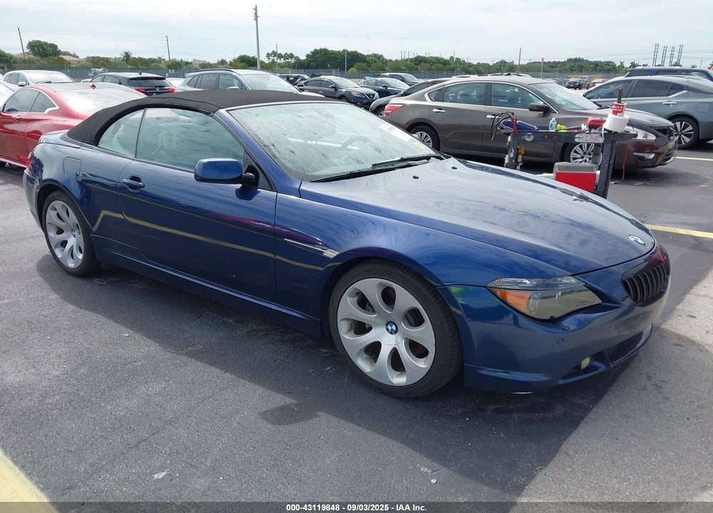 2005 BMW 645CI VIN: WBAEK73495B326363