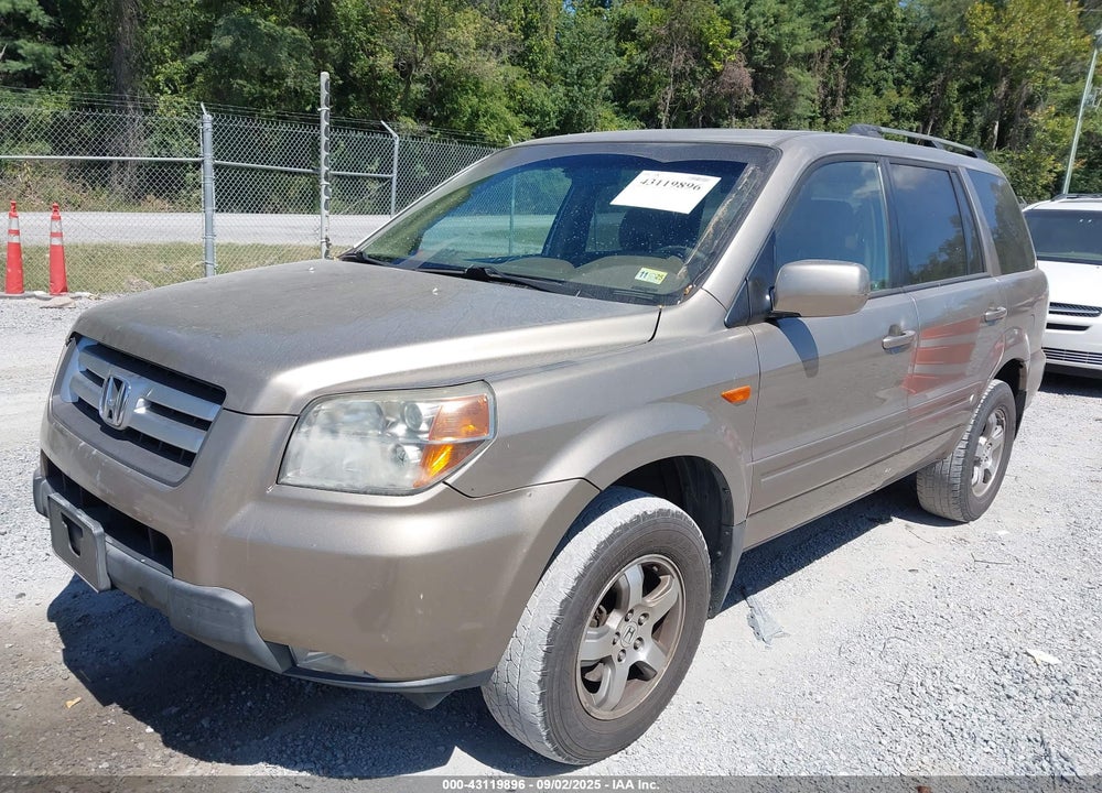 2006 HONDA PILOT EX-L VIN: 2HKYF18566H508394