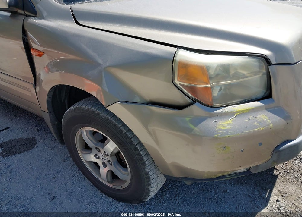 2006 HONDA PILOT EX-L VIN: 2HKYF18566H508394