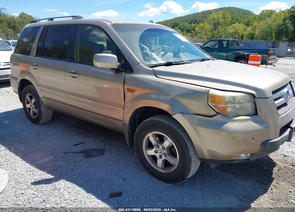 2006 HONDA PILOT EX-L VIN: 2HKYF18566H508394