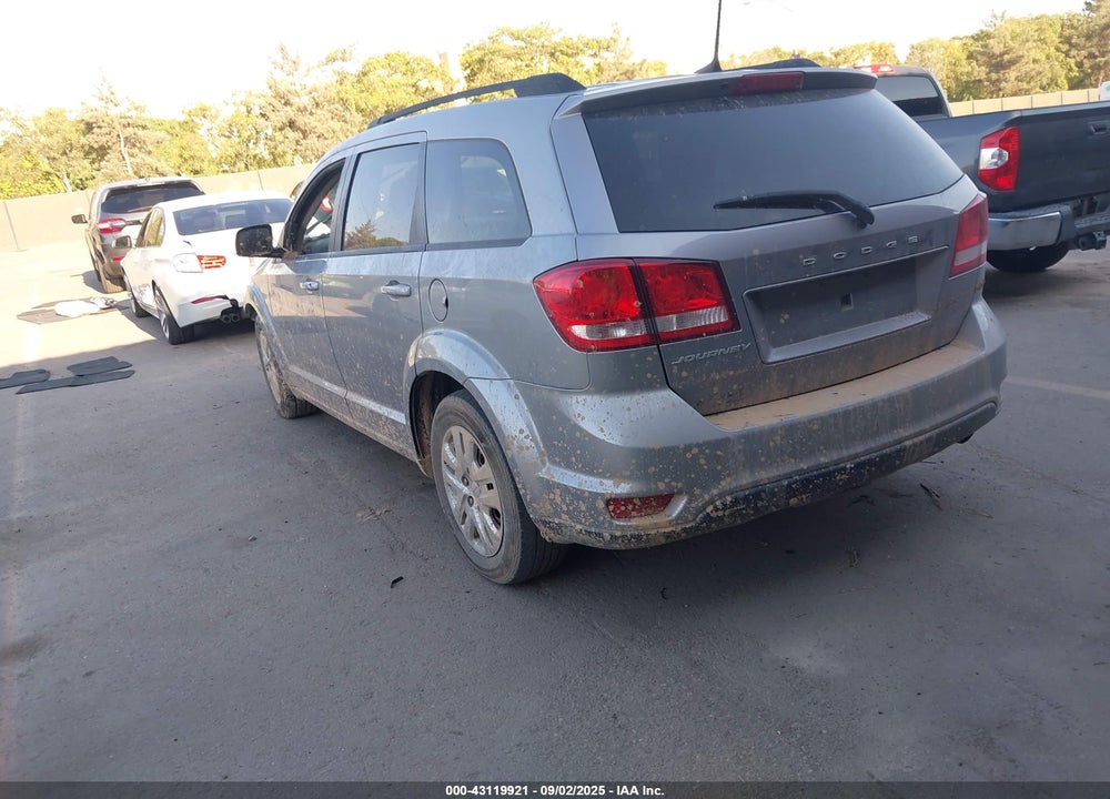 2019 DODGE JOURNEY SE VIN: 3C4PDCBB2KT837437