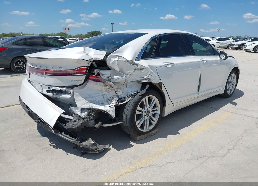2014 LINCOLN MKZ VIN: 3LN6L2G91ER800830