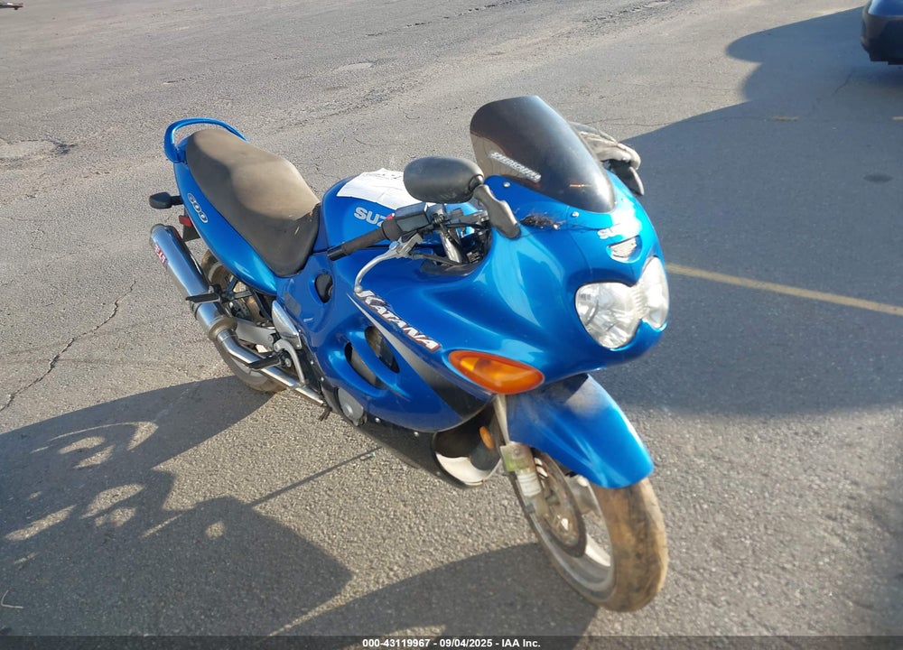 2000 SUZUKI GSX600 F VIN: JS1GN79A2Y2102611