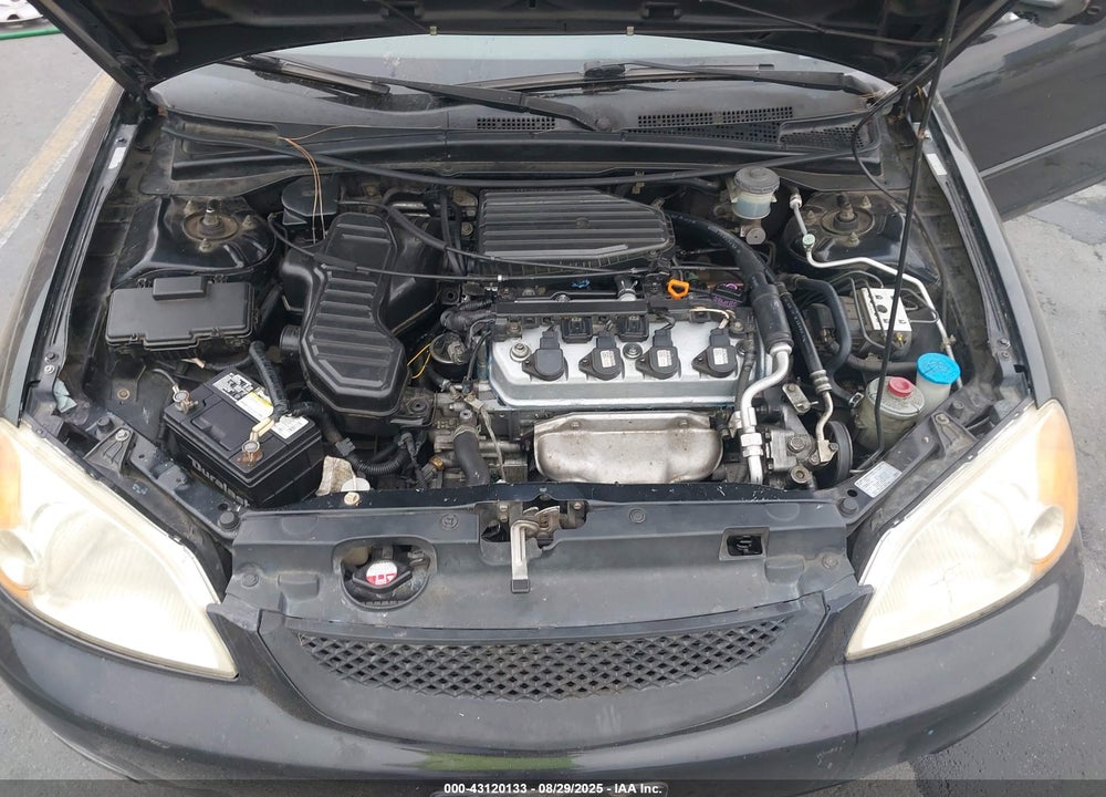 2002 HONDA CIVIC EX VIN: JHMES26742S003070