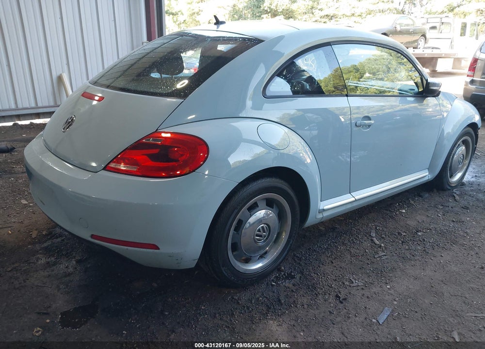 2012 VOLKSWAGEN BEETLE VIN: 3VWJP7AT3CM628859