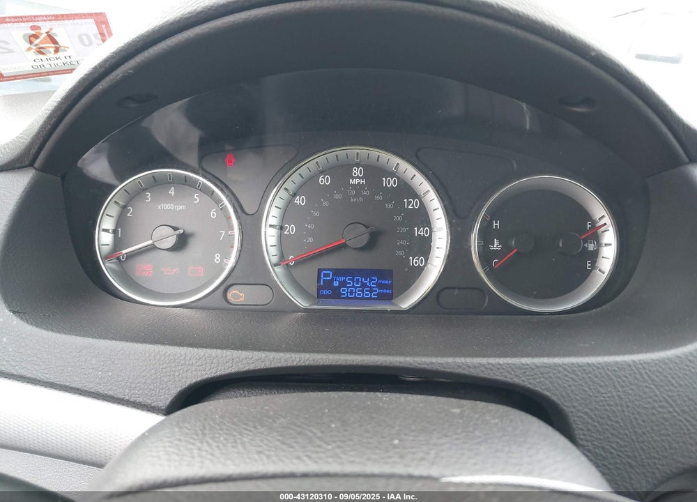 2010 HYUNDAI SONATA VIN: 5NPET4AC6AH604718