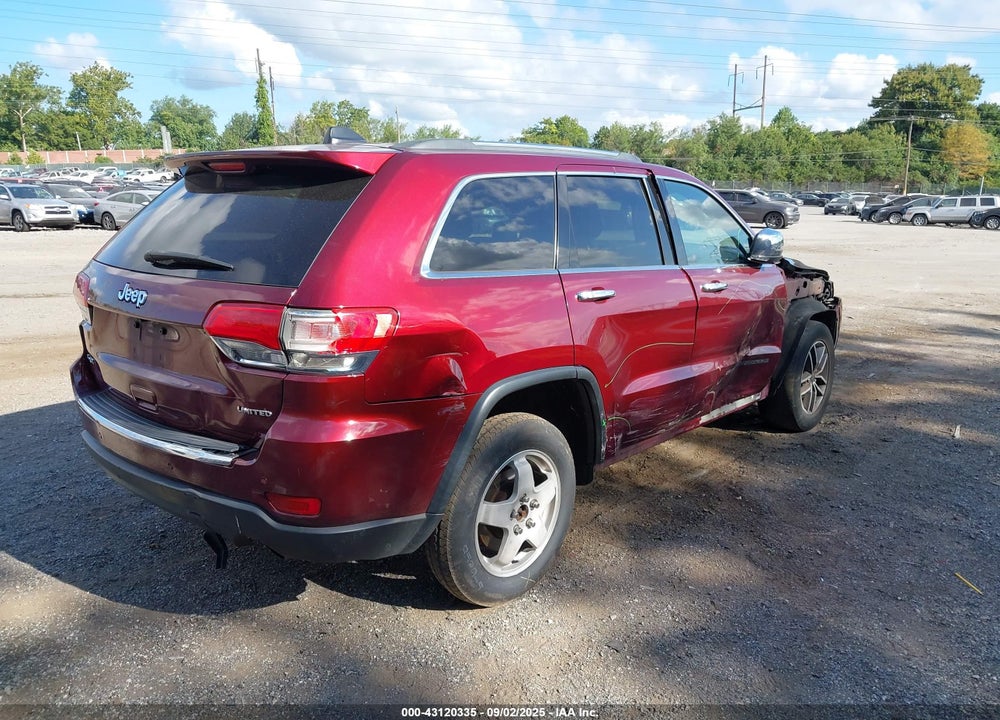 2019 JEEP GRAND CHEROKEE LIMITED 4X4 VIN: 1C4RJFBG1KC711595