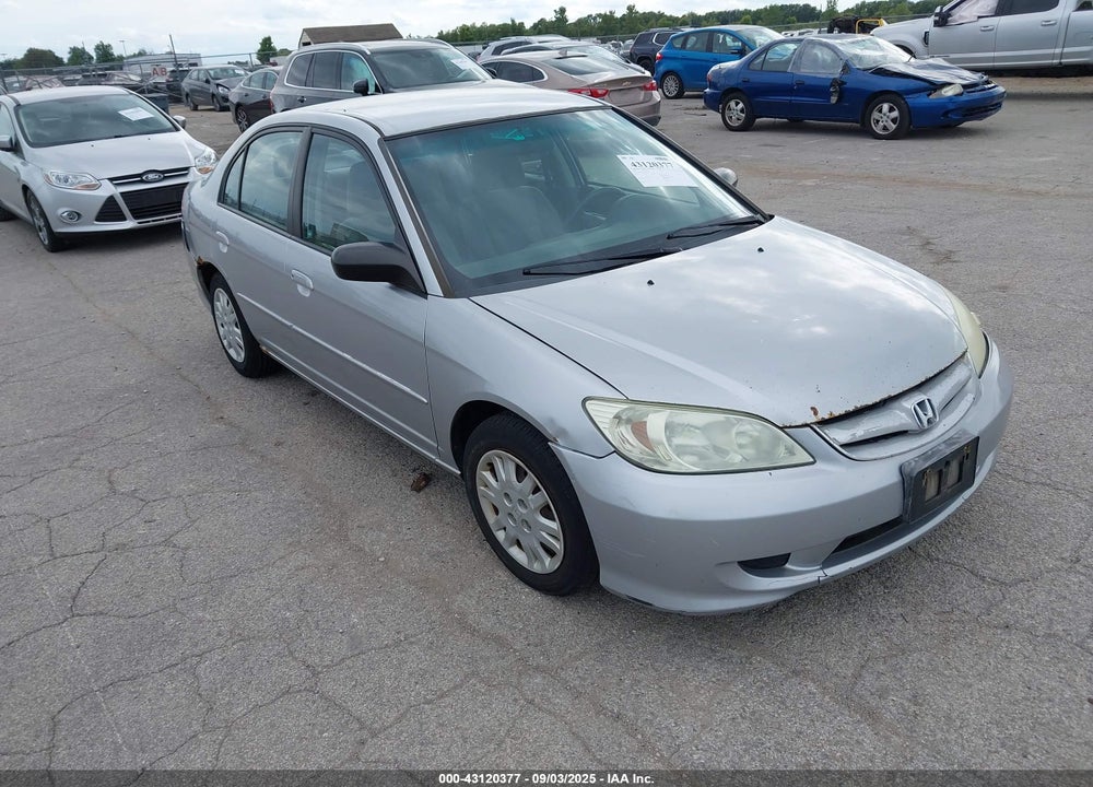 2005 HONDA CIVIC LX VIN: 2HGES16545H534325