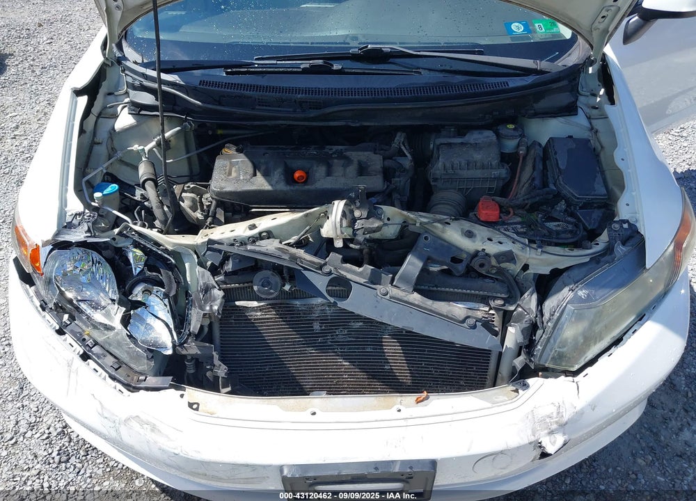 2012 HONDA CIVIC LX VIN: 2HGFB2F58CH594163