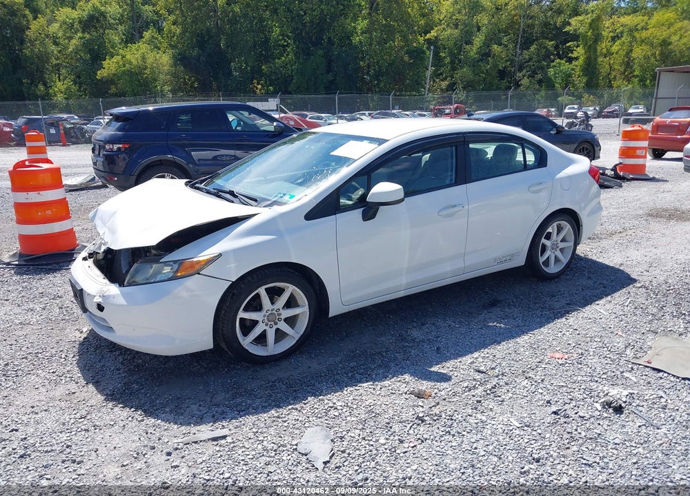 2012 HONDA CIVIC LX VIN: 2HGFB2F58CH594163