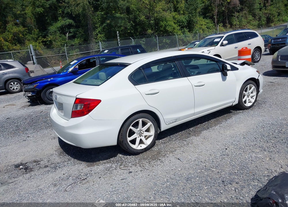 2012 HONDA CIVIC LX VIN: 2HGFB2F58CH594163