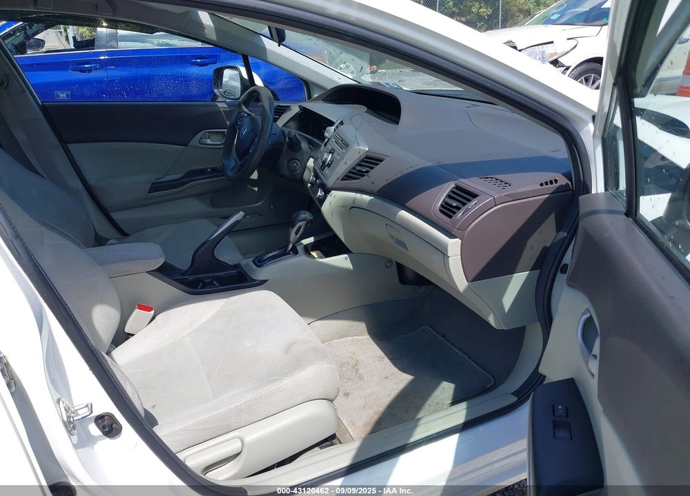 2012 HONDA CIVIC LX VIN: 2HGFB2F58CH594163
