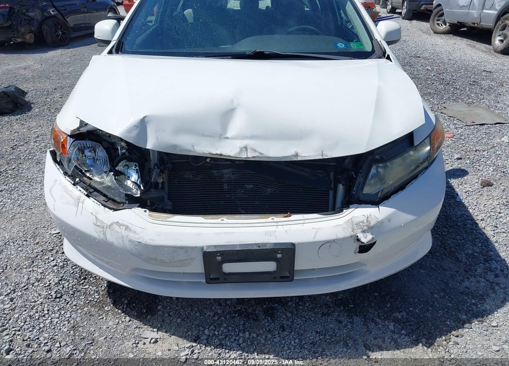 2012 HONDA CIVIC LX VIN: 2HGFB2F58CH594163