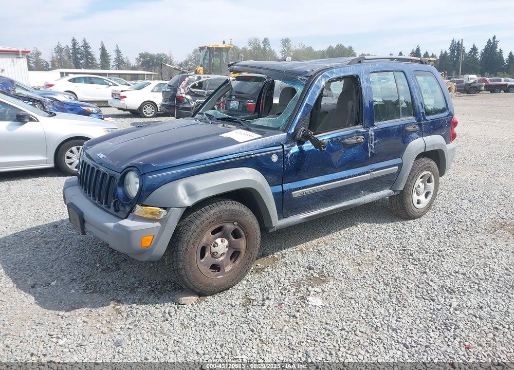 2005 JEEP LIBERTY SPORT VIN: 1J4GL48K55W607934
