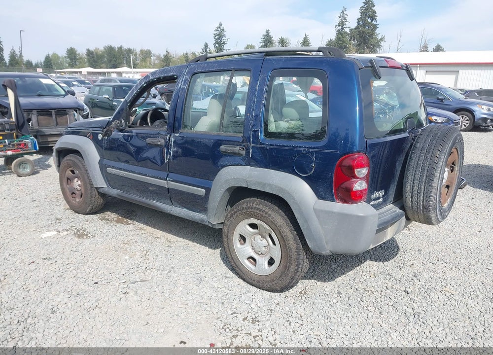 2005 JEEP LIBERTY SPORT VIN: 1J4GL48K55W607934