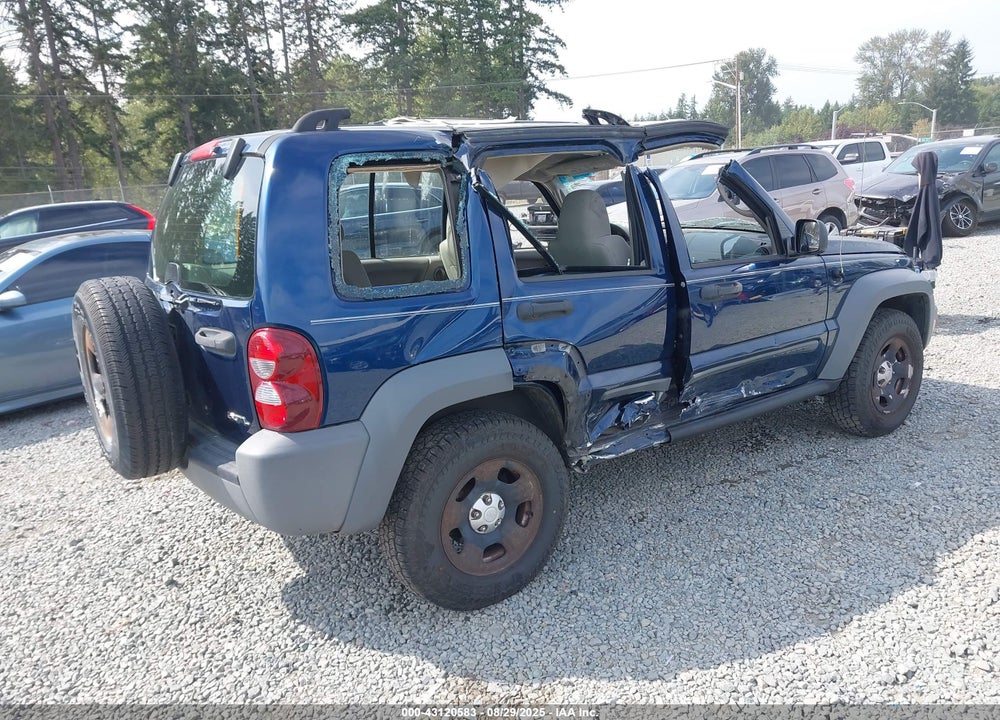 2005 JEEP LIBERTY SPORT VIN: 1J4GL48K55W607934