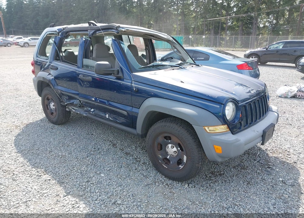 2005 JEEP LIBERTY SPORT VIN: 1J4GL48K55W607934