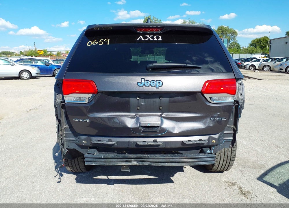 2016 JEEP GRAND CHEROKEE LIMITED VIN: 1C4RJFBG0GC368060