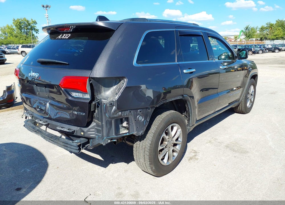 2016 JEEP GRAND CHEROKEE LIMITED VIN: 1C4RJFBG0GC368060
