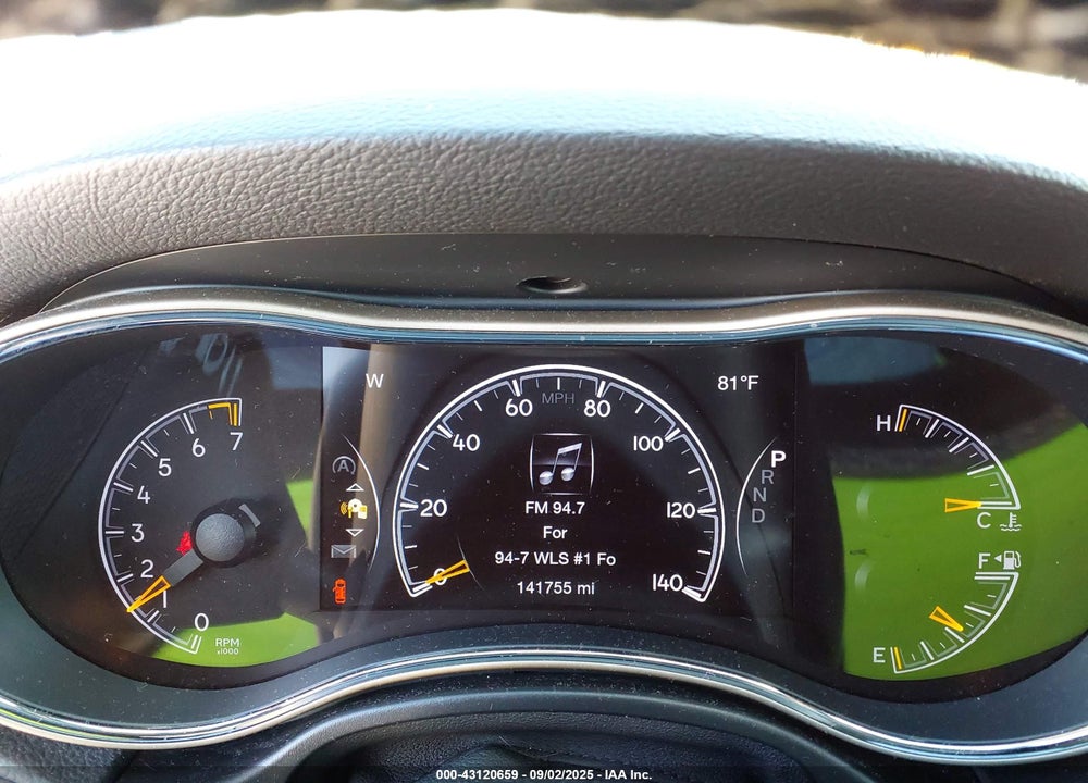 2016 JEEP GRAND CHEROKEE LIMITED VIN: 1C4RJFBG0GC368060